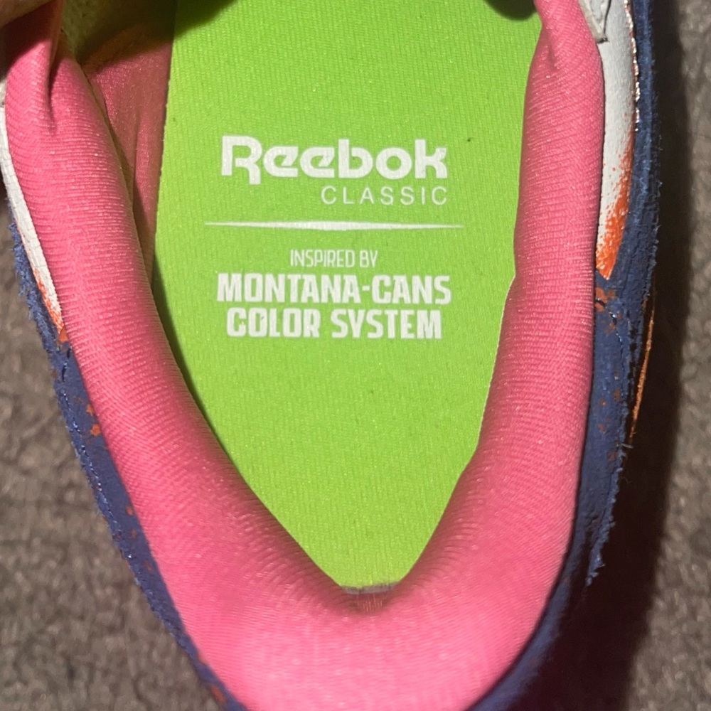 montana cans reebok classics